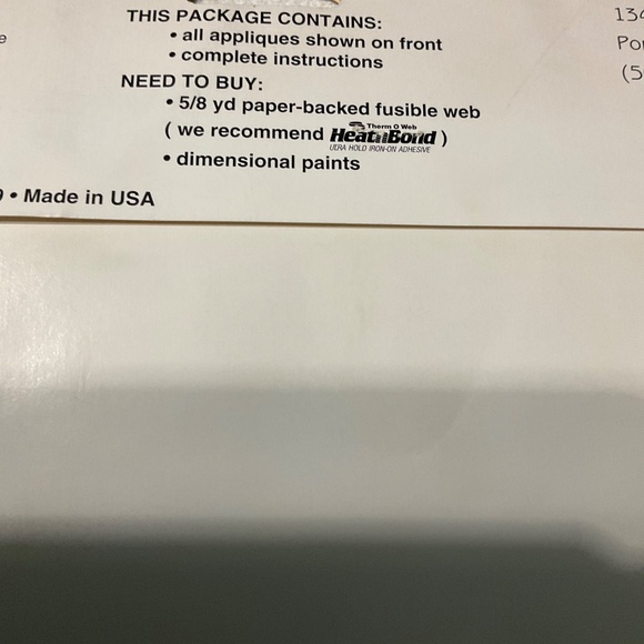 No sew Fabric applique.  H270 - Picture 7 of 9